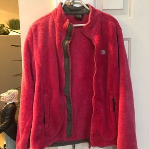 North face fleece coat